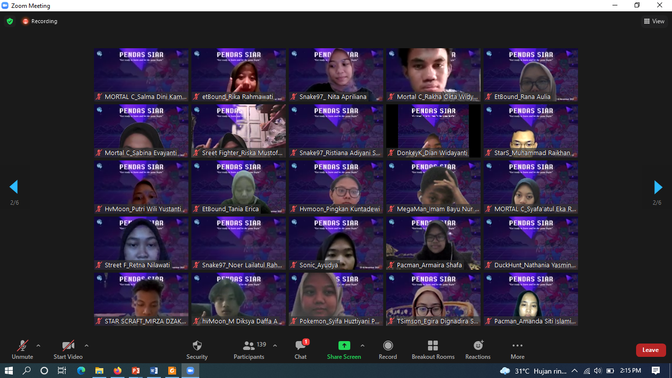 PENDIDIKAN DASAR SIAR 2021, “Get Ready to Learn, and Let’s the Game Begin”, UKM NEW PLBS FM