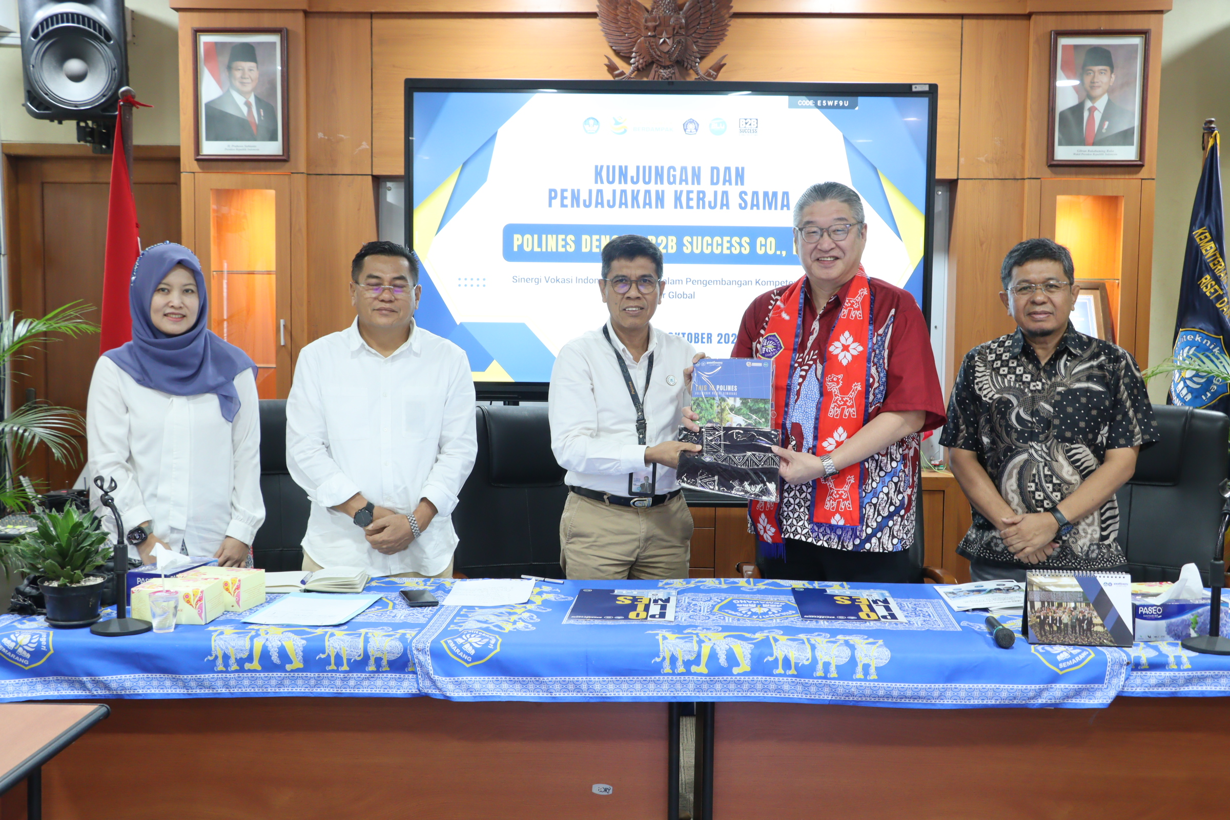 Polines Teken MoU dengan B2B Success Co. Ltd., Perkuat Kemitraan dengan Jepang - 2
