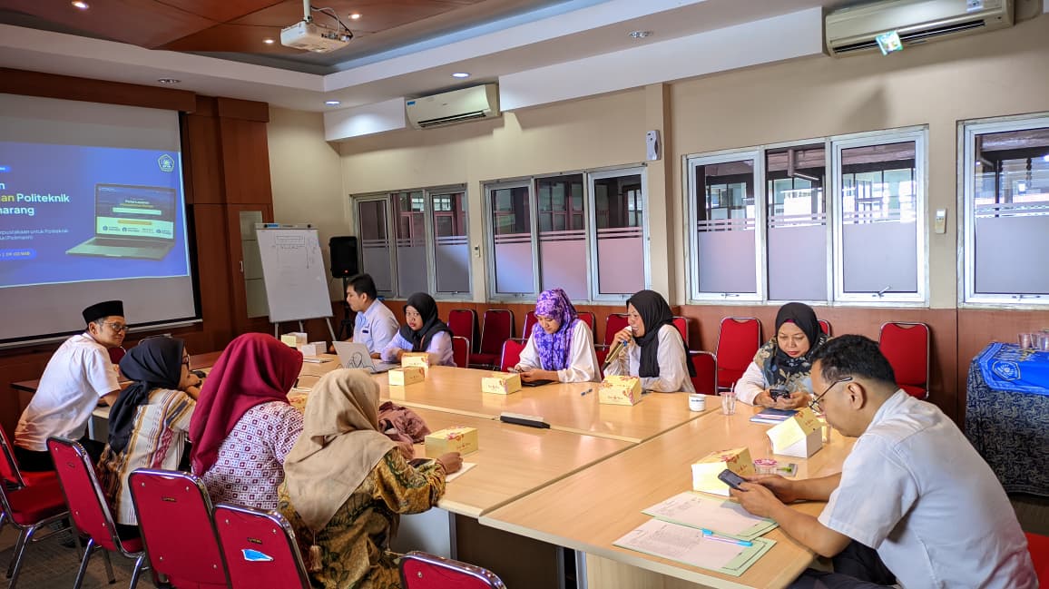 Polimarin Conducts Benchmarking Study on Library Management at Polines, Learns Digital Services and Archiving - 2